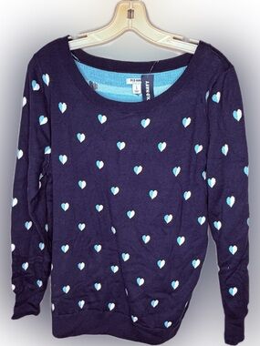 Old Navy Hearts Sweater nwt